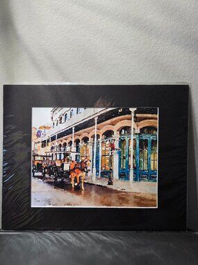 14 x 11 New Orleans French Quarter Royal Street Print